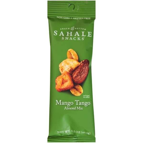 Sahale Mango Tango Almond Display 1.5 oz., PK108, Sahale Snacks, Mfr#: 4899600037
